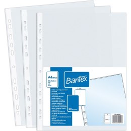 Bantex Koszulki na dokumenty Bantex Budget groszkowa A4+ kolor: bezbarwny typu U 90 mic. (400124957)
