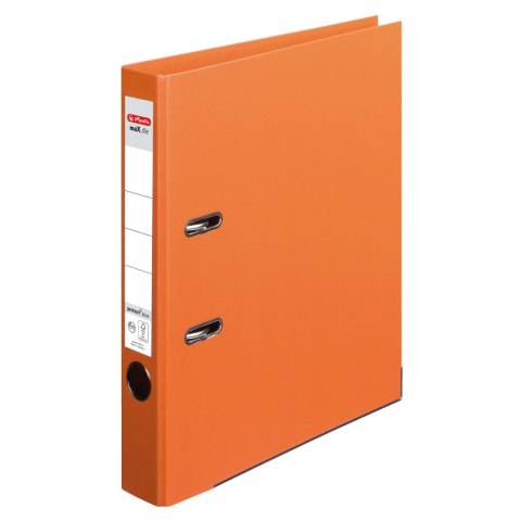 Herlitz Segregator dźwigniowy Herlitz Q. file Standard A4 50mm pomarańczowy (0011178977)