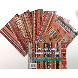 Cormoran Zeszyt papierów kolorowych Cormoran wzory afrykańskie