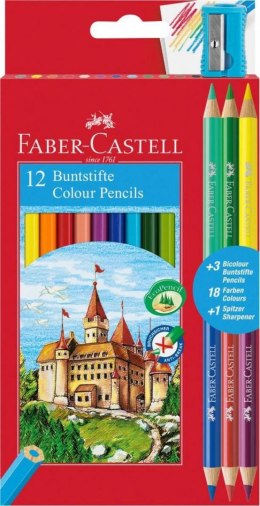 Faber Castell Kredki ołówkowe Faber Castell 12 kol. (FC111215)