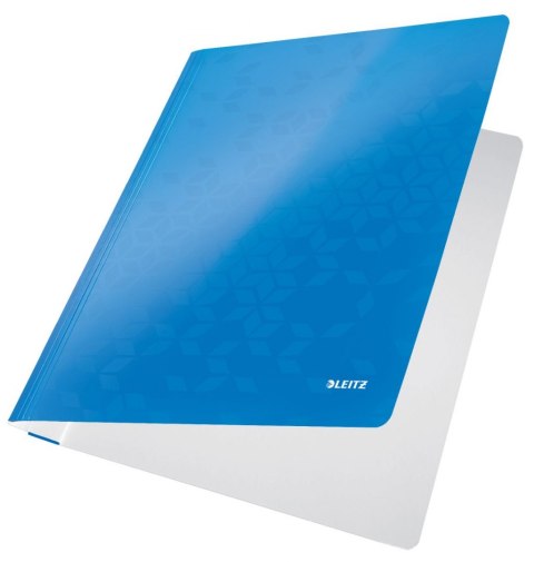 Leitz Skoroszyt Leitz WOW A4 niebieski metaliczny karton 80g (30010036)