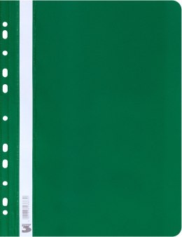 Tres Skoroszyt sztywny zawieszany zielony A4 zielony PVC PCW 160mic. 150g Tres (SKWA4/ZIE)