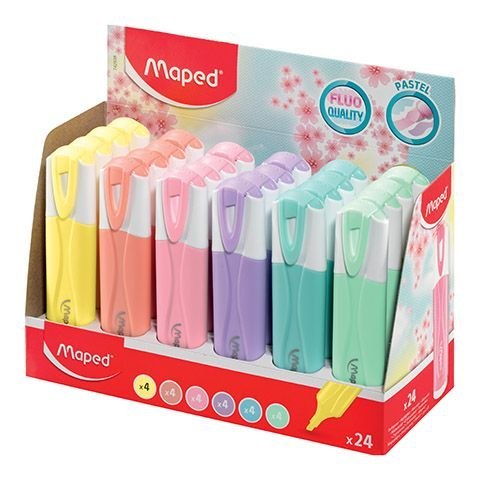 Maped Zakreślacz Maped PEPS fluo, mix (742538)