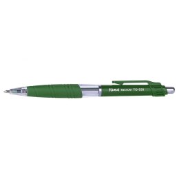 Toma Długopis olejowy Toma Medium zielony 1,0mm (TO-038)