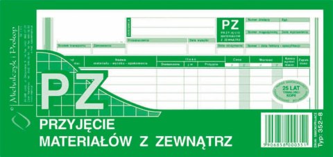 Michalczyk i Prokop Druk offsetowy Michalczyk i Prokop Przyjęcie materiału z zewnątrz 1/3 A4 (wielokopia) 1/3 A4 80k. (352-8)