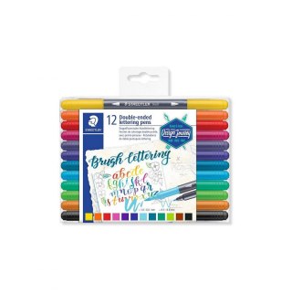 Staedtler Flamaster Staedtler dwustronne 12 kol. (S 3004 TB12)