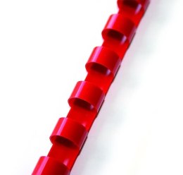 Argo Grzbiety do bindowania plastikowe 10 mm czerwone (405104)