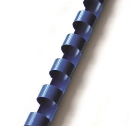 Argo Grzbiety do bindowania plastikowe 12,5 mm niebieskie (405082)