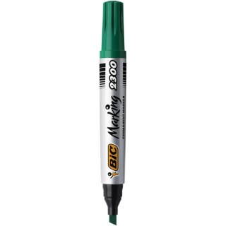 Bic Marker permanentny Bic Marking 2300 zielony 3,7-5,5mm ścięta końcówka (8209233)
