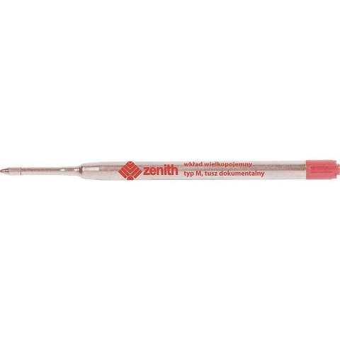 Zenith Wkład do długopisu Zenith, czerwony 0,7mm