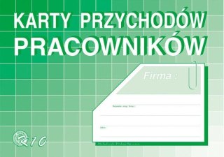 Michalczyk i Prokop Druk offsetowy Michalczyk i Prokop Karta przychodów pracowników A5 32k. (K-10)