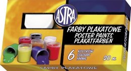 Astra Farby plakatowe Astra kolor: mix 20ml 6 kolor. (301109001)