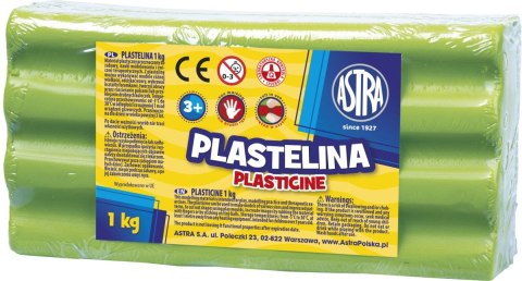 Astra Plastelina Astra 1 kol. seledynowy 1000g (303111017)