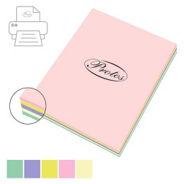 Protos Papier kolorowy pastel A3 mix pastelowy 80g Protos