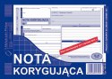 Michalczyk i Prokop Druk offsetowy nota korygująca VAT netto pełna A5 A5 80k. Michalczyk i Prokop (108-3)