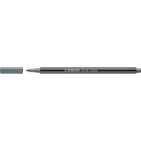 Stabilo Flamaster Stabilo Pen 68 metallic srebrny 1 kol. (68/805)