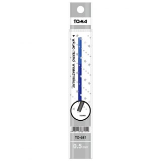 Toma Wkład do długopisu Toma, niebieski 0,5mm (TO-681 1 2)