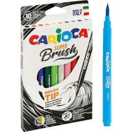 Carioca Flamaster Carioca brush tip 42937 10 kol.