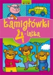 Literka Książeczka edukacyjna Literka Łamigłówki 4-latka