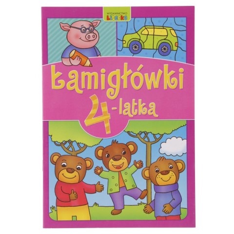 Literka Książeczka edukacyjna Literka Łamigłówki 4-latka Literka Książeczka edukacyjna Literka Łamigłówki 4-latka