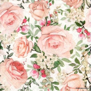 Paw Serwetki Paw Gorgeous Roses mix papier [mm:] 330x330 (SDL122600)