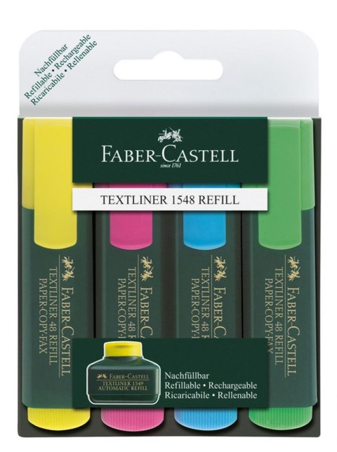 Faber Castell Zakreślacz Faber Castell 48, mix 1,0-5,0mm (FC154804)