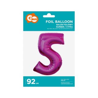 Godan Balon foliowy Godan cyfra 7 srebrny 35 cm 45cal (FG-C35S7)