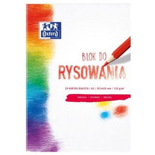 Oxford Blok rysunkowy Oxford Oxford A3 biały 120g 20k (400093197)