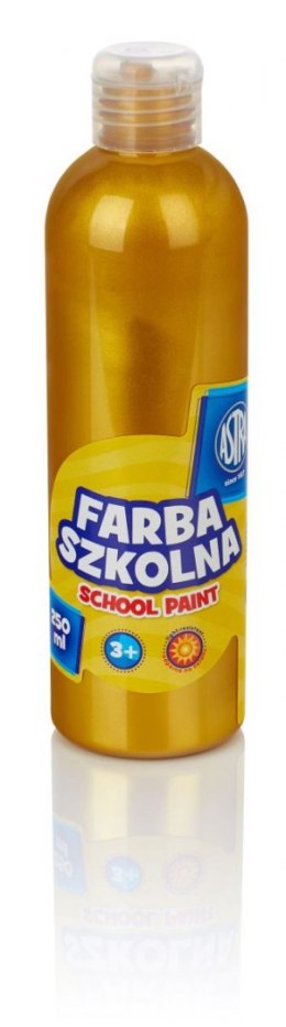 Astra Farby plakatowe Astra szkolne kolor: złoty 250ml 1 kolor.