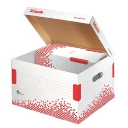 Esselte Pudło archiwizacyjne Speedbox biało-czerwony karton [mm:] 367x325x 263 Esselte (623912)