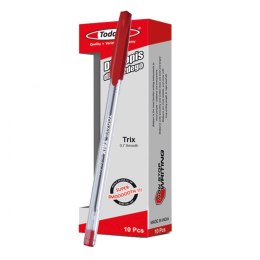 Noster Długopis standardowy Noster TODAYs TRIX czerwony 0,7mm (czerwony)