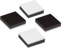 Titanum Magnes Craft-Fun Series kwadraty samoprzylepne czarne [mm:] 25,4x25,4 Titanum 4 sztuk