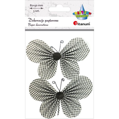 Titanum Ozdoba papierowa Titanum Craft-Fun Series motyle 3C (22YX0825-7B)