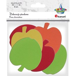 Titanum Ozdoba piankowa Craft-Fun Series jabłka 8szt. Titanum (AD097)
