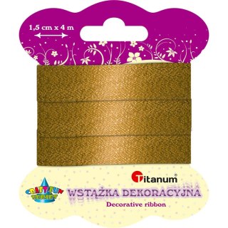 Titanum Wstążka Titanum Craft-Fun Series 15x4 [mm x m] złota (344537)