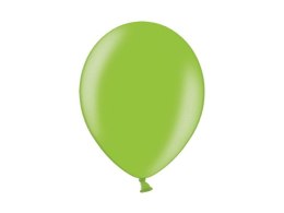 Partydeco Balon gumowy Partydeco metalizowany 100 szt limonkowy 270mm 12cal (12M-083)