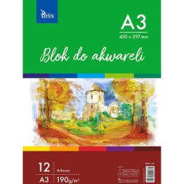 Tetis Blok artystyczny Tetis do akwareli A3 190g 12k (KB011-A3)