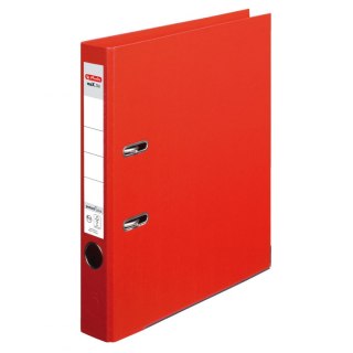 Herlitz Segregator dźwigniowy Herlitz Q. file Standard 0011167491 A4 50mm czerwony (300003090)