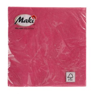 Pol-mak Serwetki Pol-mak fuksja papier [mm:] 330x330 (25)