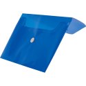 Tetis Teczka plastikowa na zatrzask koperta pp DL niebieski 140 mic. [mm:] 110x220 Tetis (BT612-N)