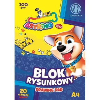 Astra Blok rysunkowy Astra ASTRINO A4 biały 80g 20k (106021011)