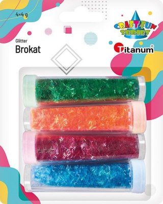 Titanum Brokat Titanum Craft-Fun Series kolor: mix 4 kolor. (MTJF-DSG4BMT)