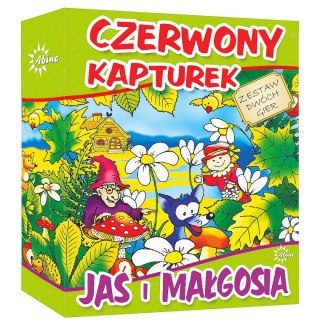 Abino Gra planszowa Abino Czerwony Kapturek - Jaś i Małgosia CZERWONY KAPTUREK