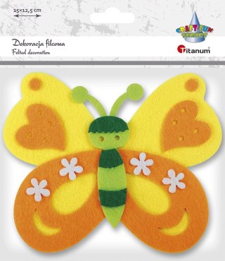 Titanum Ozdoba filcowa Titanum Craft-Fun Series motyl (20CR0312-3)