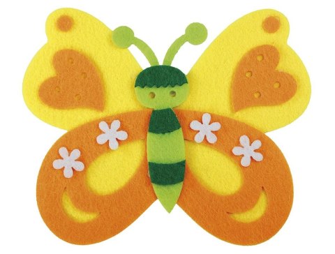 Titanum Ozdoba filcowa Titanum Craft-Fun Series motyl (20CR0312-3)