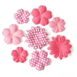 Galeria Papieru Ozdoba papierowa Galeria Papieru kwiaty płatki mix różowy (252016)