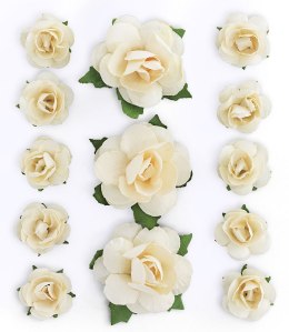 Galeria Papieru Ozdoba papierowa Galeria Papieru kwiaty róże brzoskwiniowe (252026)