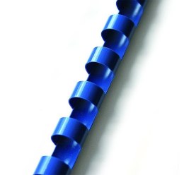 Argo Grzebiety do bindowania plastikowe 8 mm niebieskie (405083)