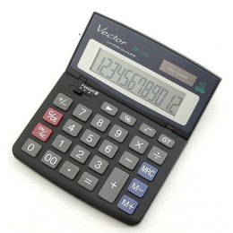 Vector Kalkulator na biurko Vector (KAV DK-215 BLK)