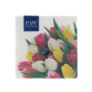 Paw Serwetki Paw of Tulips mix bibuła [mm:] 330x330 (SDL121500)